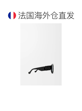 自营欧洲直邮LOEWE罗意威 Anagram女士加大号黑色醋酸蝴蝶太阳镜
