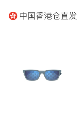 香港直邮Gucci 古驰 男士 几何框太阳镜 GG1539S blue蓝色 舒适时