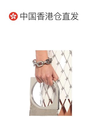 1h可退 香港直邮Rabanne 女士 锁链手链 metal金属色 舒适时尚