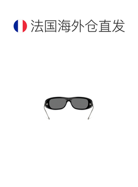 自营欧洲直邮Diesel迪赛 女士黑色/闪光镜面塑料包覆式太阳镜