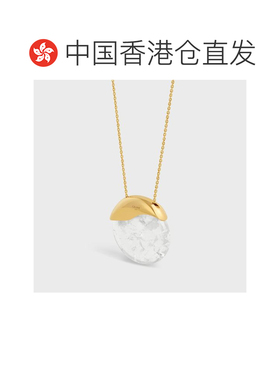 香港直邮Celine LES PIERRES CELINE 水晶和黄铜镀金项链 461PE6R