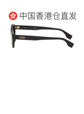 香港直邮Fendi 芬迪 女士 黑色 Lettering 太阳镜 FE40209I5101AS