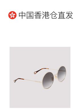 1h可退 香港直邮Chloe 蔻依 女士 徽标太阳镜 CH0184S metal金属