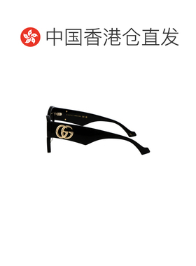 香港直邮Gucci 古驰 女士 猫眼框太阳镜 GG1422S black黑色 舒适