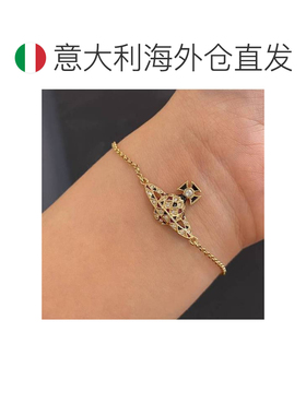 欧洲直邮VIVIENNE WESTWOOD西太后星球时尚手链女士黑色