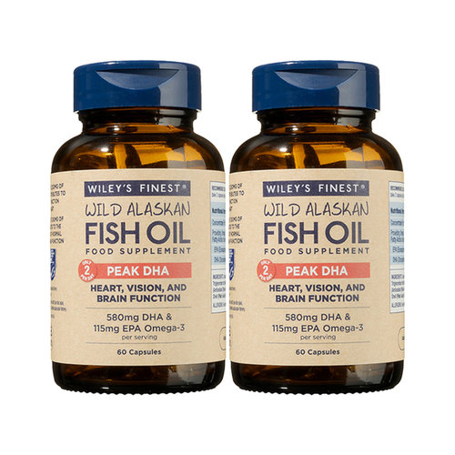 欧洲直邮Wiley's Finest高浓度DHA深海鱼油心脑血管健康关节养护 - 图0