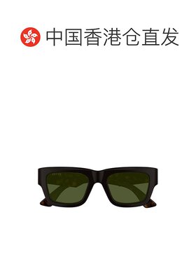 香港直邮Gucci 古驰 男士 几何框太阳镜 GG1668S brown棕色 舒适