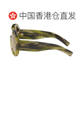 1h可退 香港直邮Gucci 古驰 女士 棕色太阳镜