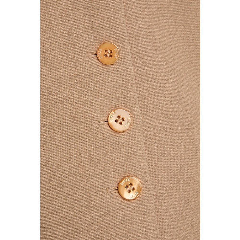 香港直邮Staud 女士 Brett 斜纹布背心 5613685CAMEL - 图2