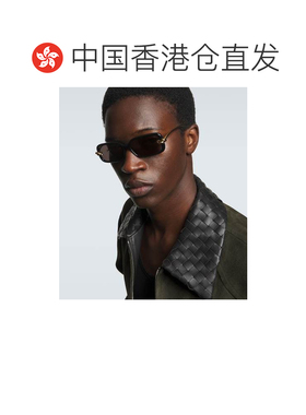 香港直邮Bottega Veneta 葆蝶家 男士 打结矩形太阳眼镜