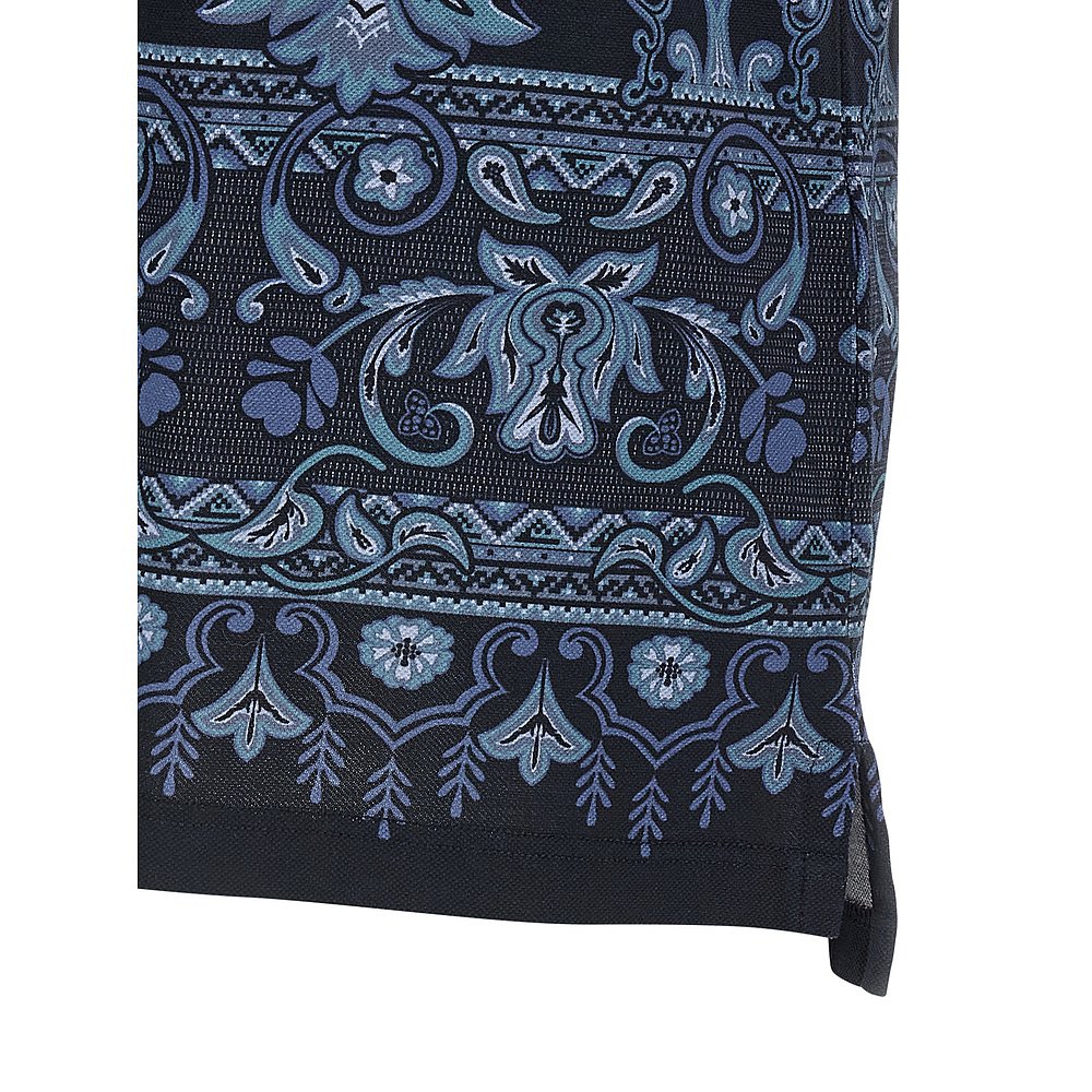 1h可退 香港直邮Etro 艾特罗 男士 印花短袖 Polo 衫 MRMD0004AK9 - 图2