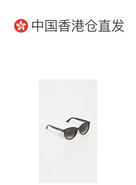 香港直邮Gucci 古驰 女士 徽标柔软猫眼太阳镜 black黑色 舒适时