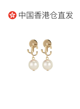 香港直邮JIMMY CHOO 女士耳饰 JCPEARLEARRINGDXQ【付后1h可退】