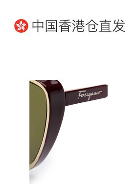 香港直邮Salvatore Ferragamo 配饰徽标太阳镜 SF206S