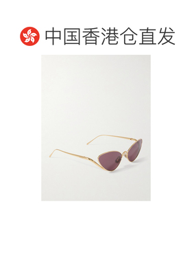 香港直邮LOEWE 罗意威 女士 猫眼镀金太阳眼镜太阳镜 LW40179U30Y