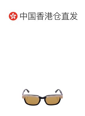 1h可退 香港直邮Gucci 古驰 女士 对比装饰矩形太阳镜 691381J074
