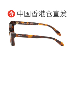 1h可退 香港直邮off-white 男士 棕色 Katy 太阳镜 OW10446D37516