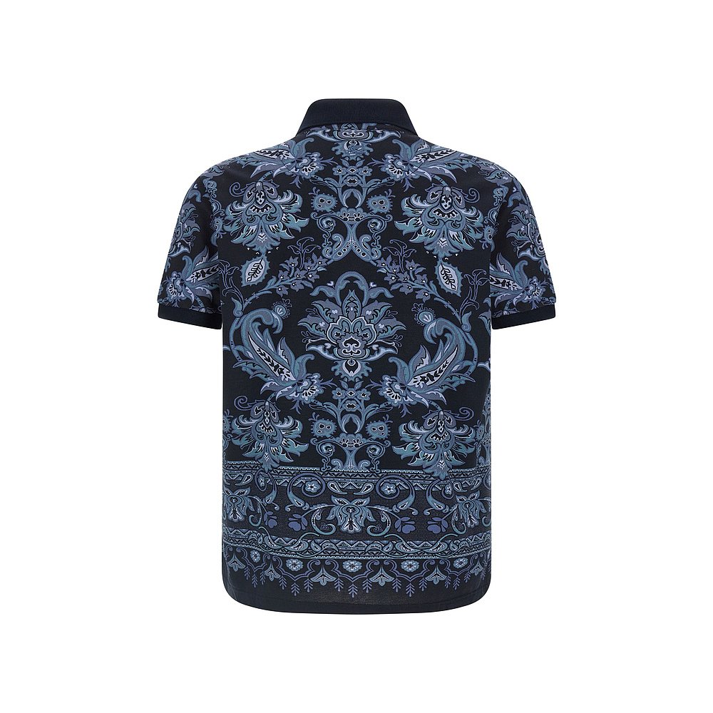 1h可退 香港直邮Etro 艾特罗 男士 印花短袖 Polo 衫 MRMD0004AK9 - 图0