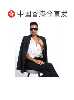 1h可退 香港直邮The Attico 女士 太阳眼镜 black黑色 舒适时尚