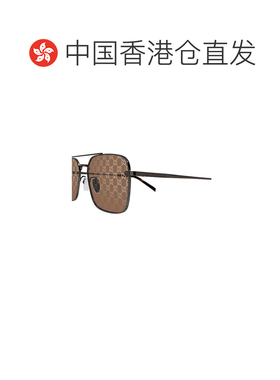 1h可退 香港直邮Gucci 古驰 男士 Eyewear 專業款矩形太陽眼鏡 GG