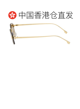 香港直邮Fendi 芬迪 男士 金色 First Crystal 太阳镜 FE4172US54