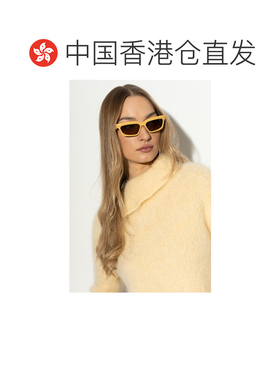 香港直邮JACQUEMUS 男士太阳镜 JAC620C2SUN CO 金色 Sunglasses