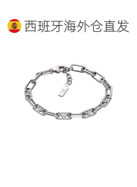 西班牙直邮EMPORIO ARMANI阿玛尼男士手链男饰品时尚Logo生日新年