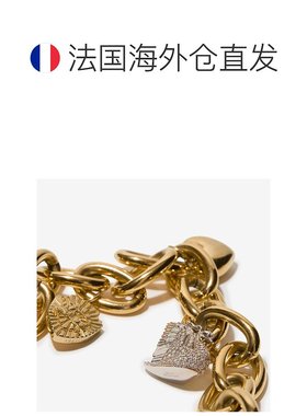 自营欧洲直邮Burberry博柏利 Charm系列女士金色/多色黄铜链环项