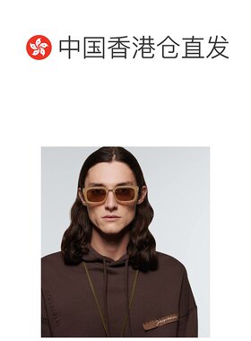 1h可退 香港直邮Jacquemus 男士 Les Lunettes Soli 方框太阳眼镜