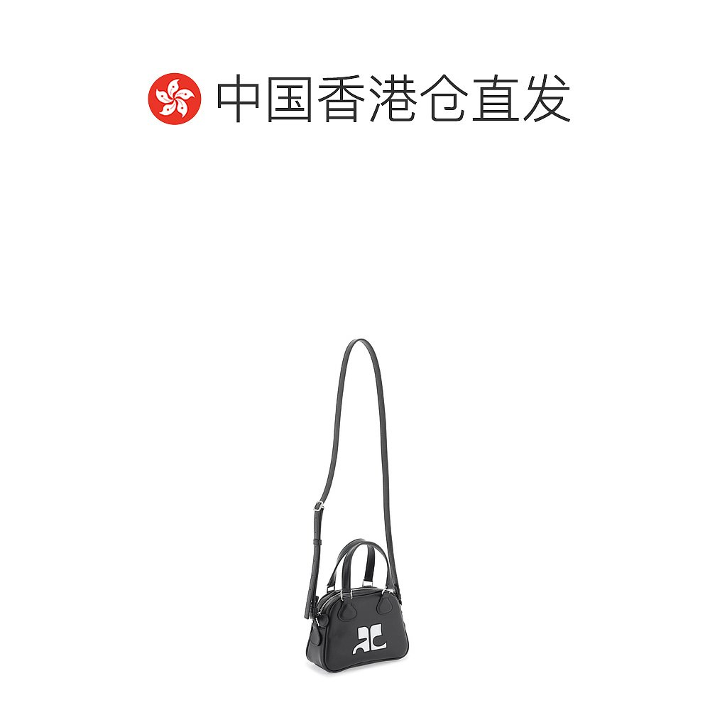 香港直邮Courreges 女士 mini bowling bag purse 迷你包 124GSA0 - 图1