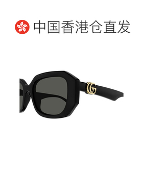 1h可退 香港直邮Gucci 古驰 女士 方形全框太阳镜 GG1535S配饰