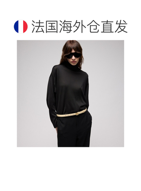自营欧洲直邮Gucci古驰 女士浅黄色GG Marmont皮革细腰带