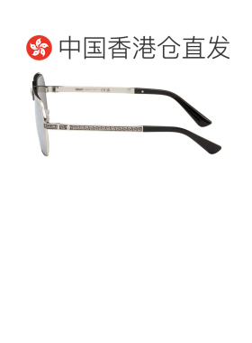 1h可退 香港直邮versace 范思哲 男士 银色 Greca Flow Navigator