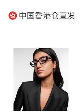 1h可退 香港直邮Gucci 古驰 女士 G-String 猫眼眼镜 black黑色