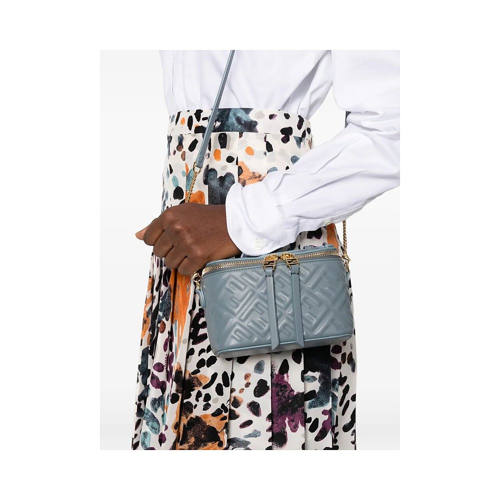 香港直邮Fendi 芬迪 女士 Vanity FF 圖案迷你斜背包 8BS108AAJD - 图0