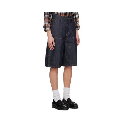 1h可退 香港直邮CARHARTT WIP 女士 蓝色 Nixon Double Knee 牛仔 - 图0
