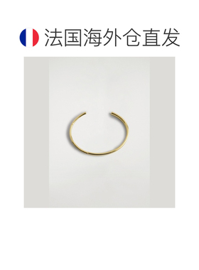 自营欧洲直邮COS 女士金色黄铜叠戴手镯配饰
