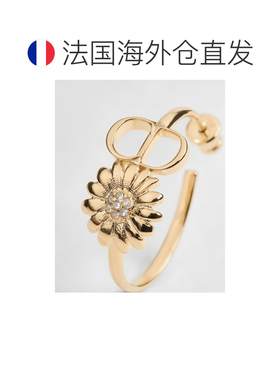 自营欧洲直邮Dior迪奥 CD Multi Flowers女士金色【付后1h可退】