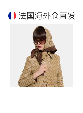 自营欧洲直邮GUCCI古驰 GG男女同款戒指金色黄铜图章配饰