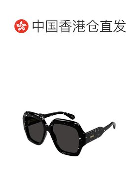 1h可退 香港直邮Chloe 蔻依 女士 全框太阳镜 CH0154S black黑色