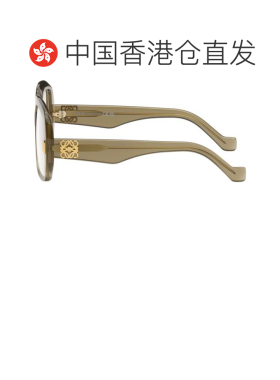 1h可退 香港直邮LOEWE 罗意威 女士 卡其色 Anagram 眼镜 LW50076