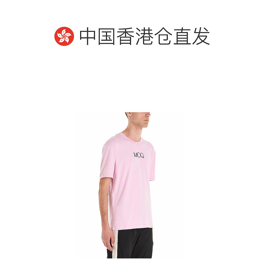 香港直邮McQ Alexander McQueen 圆领短袖T恤 291571ROH09 - 图1