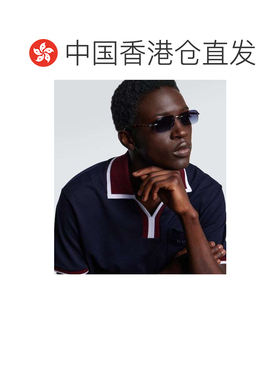 1h可退 香港直邮Gucci 古驰 男士 矩形太阳眼镜 brown棕色 舒适时