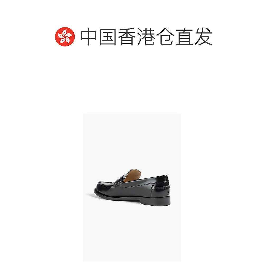 1h可退 香港直邮THEORY 希尔瑞 女士 City 漆皮乐福鞋 O01AC02000 - 图1