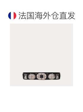 自营欧洲直邮RalphLauren 拉夫劳伦 康乔皮革模压皮带腰带情人节