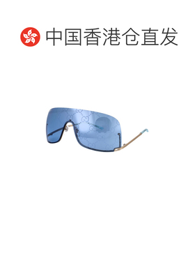 1h可退 香港直邮GUCCI 男士太阳镜 GG1560S003 SS2026 蓝色 盾形