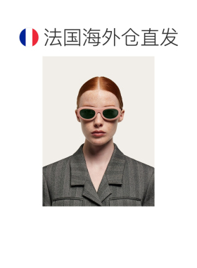 自营欧洲直邮Ferragamo菲拉格慕 女士粉色Acetate Renew椭圆太阳