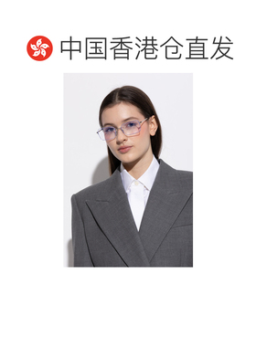 香港直邮BALENCIAGA 男士太阳镜 768058T00051402 CO 白色 矩形徽