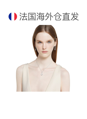自营欧洲直邮Gucci/古驰 Horsebit系列银色18K白金马衔扣吊坠钻石