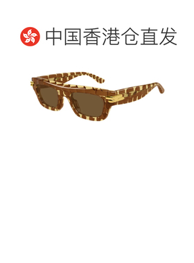 1h可退 香港直邮Bottega Veneta 葆蝶家 男士 斜接方框太阳镜 BV1